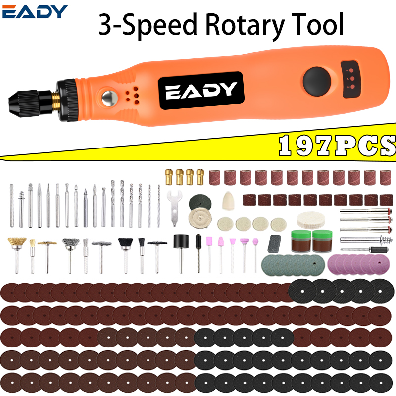 Woodworking Kit - USB Cordless Rotary Tool Kit –