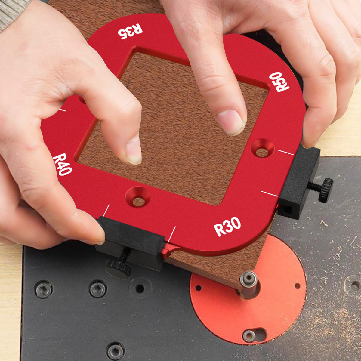 Woodworking Project Plans - Aluminum round Corner Radius Template Set