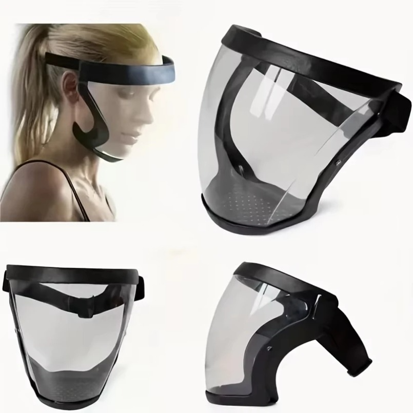 Full-Face Transparent Protecti - Woodworking Face Shield ulasan dan harga