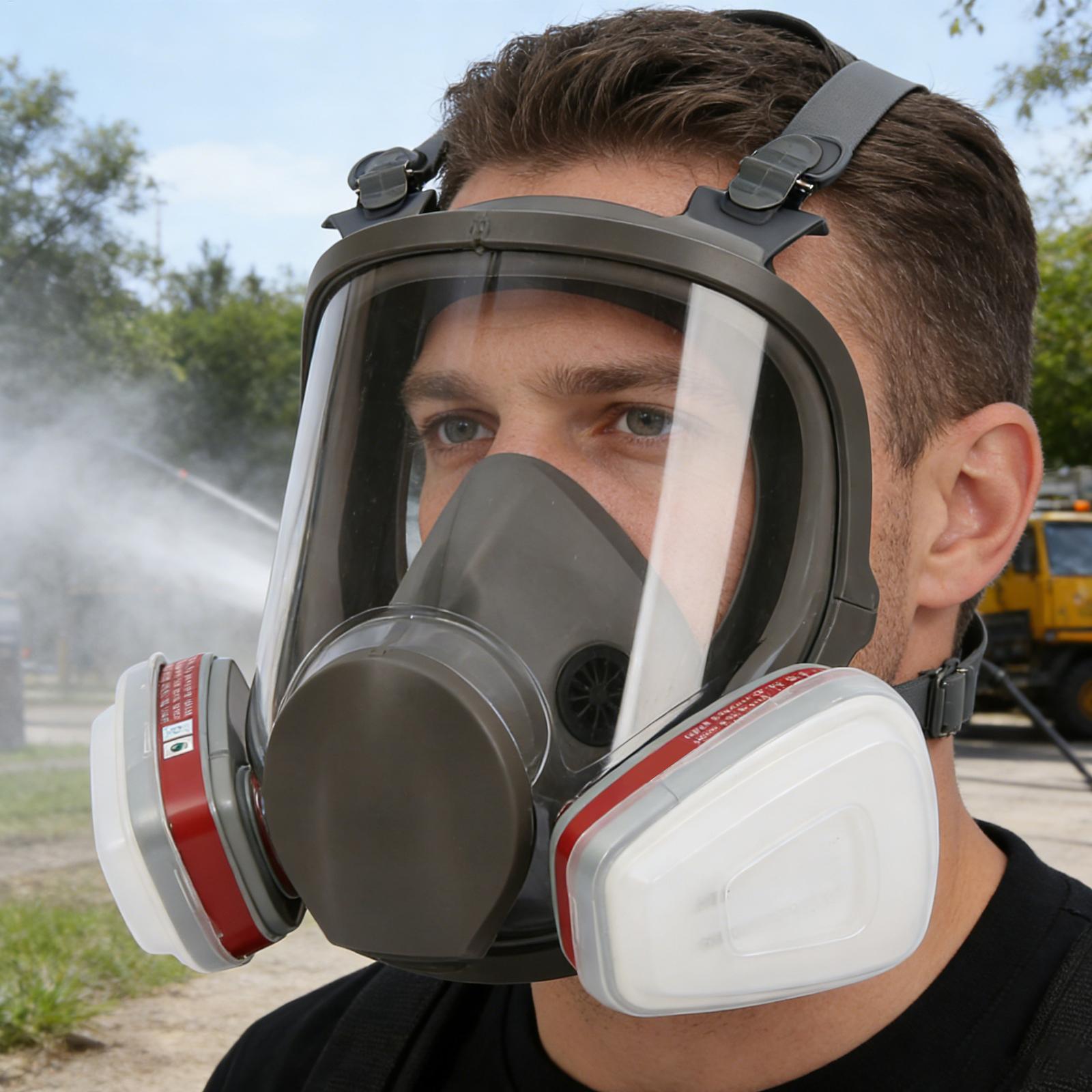 Dustproof Respirator Mask with - Woodworking Face Shield ulasan dan harga