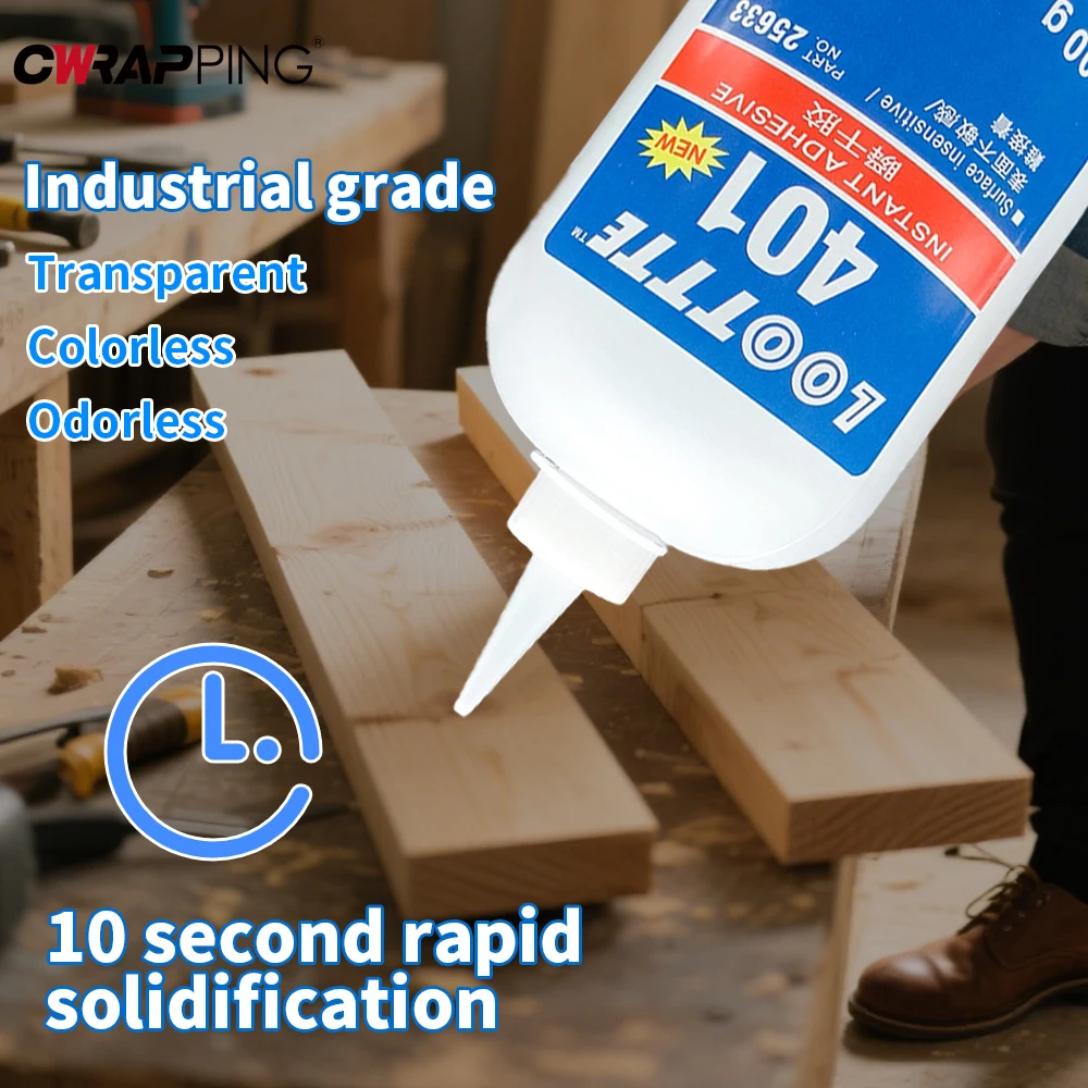 20ml Loottte Rubber Metal Wood - Woodworking Quick Glue ulasan dan harga