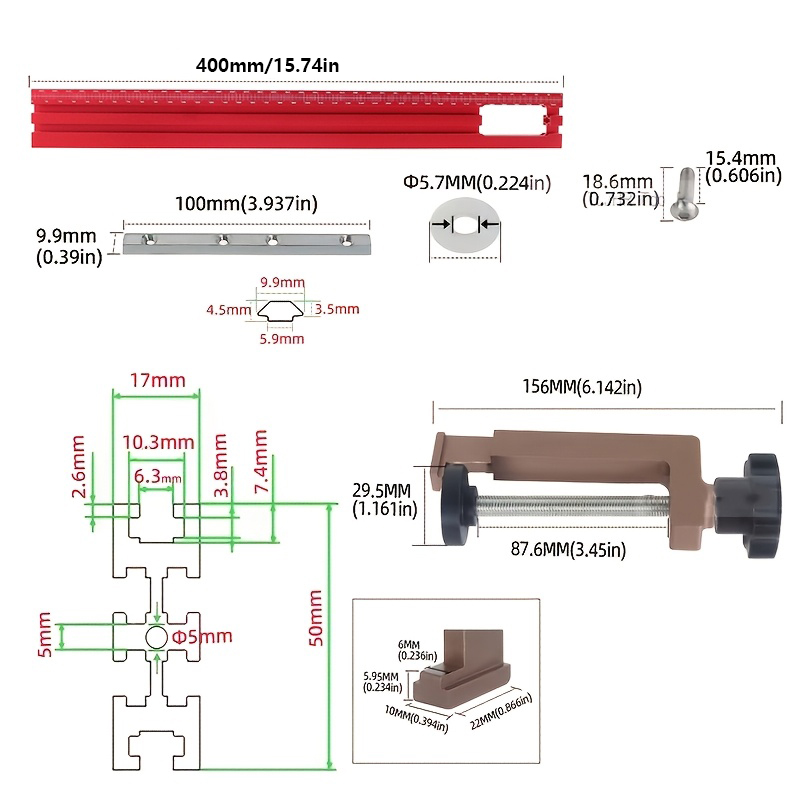 40cm Trimming Milling Groove E - Woodworking Tool Stores ulasan dan harga