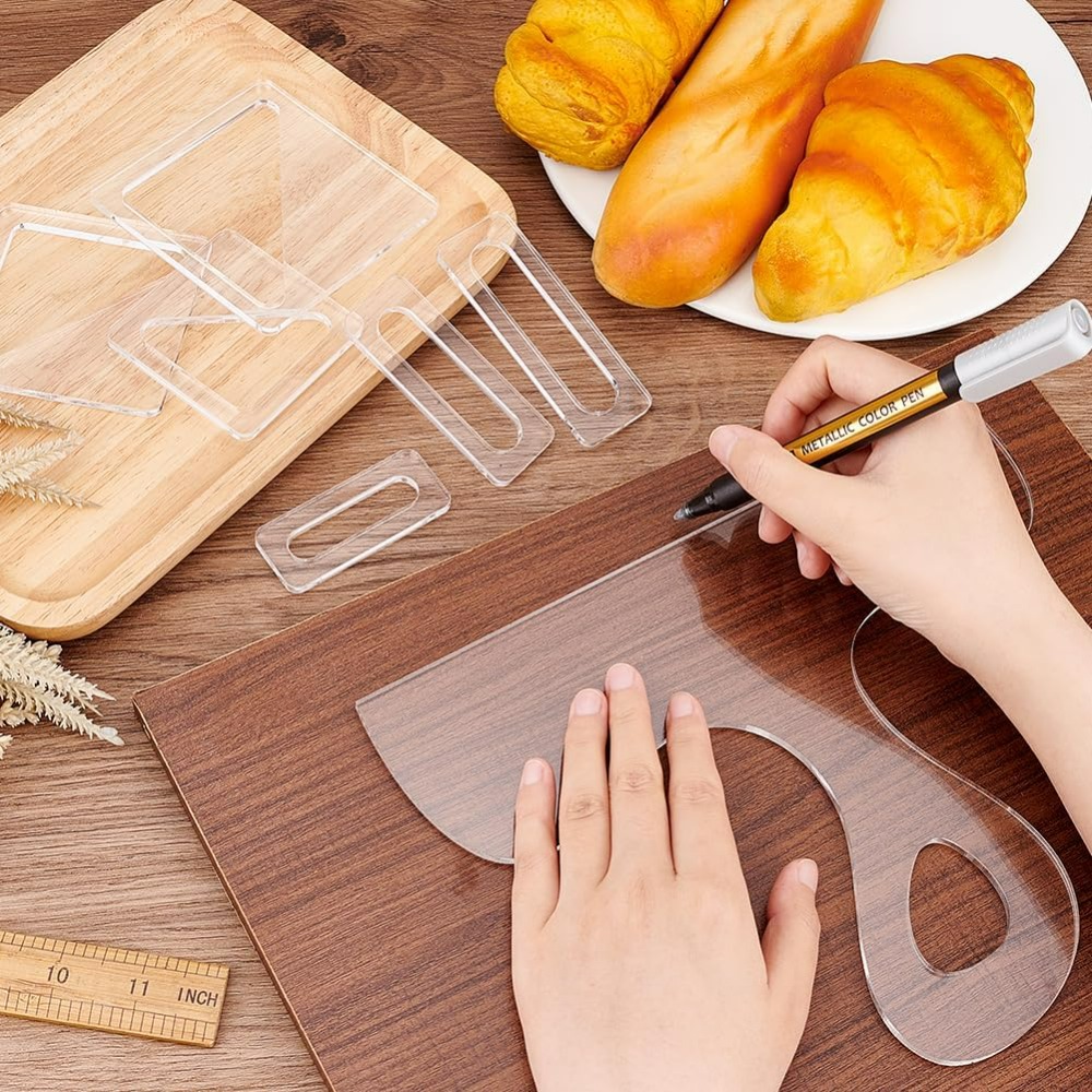 7Pcs Charcuterie Template Acry - Woodworking Project Plans ulasan dan harga