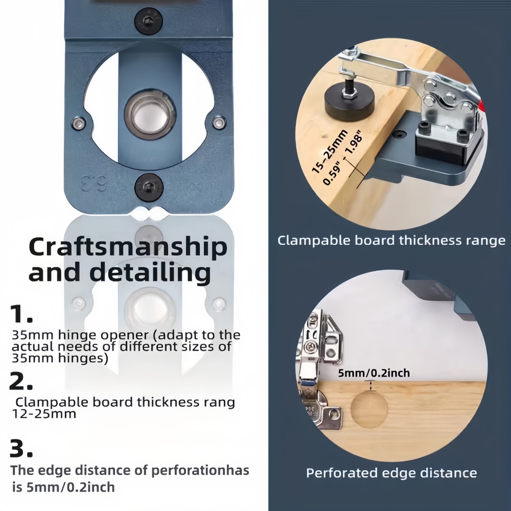 35mm Hinge Jig Kit - Adjustabl - Woodworking Project Plans ulasan dan harga