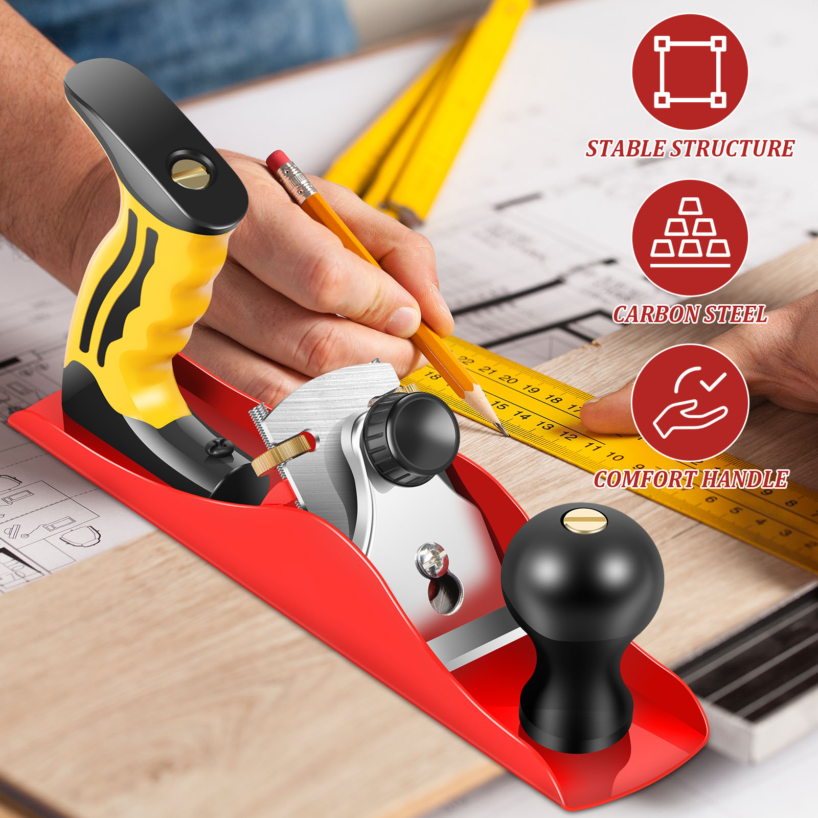 Wood Hand Planer Set Hand Tool - Woodworking Tool Stores ulasan dan harga