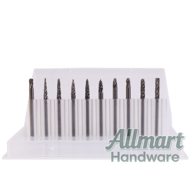 10PCS Wood Carbide Rotary Burr - Woodworking Kit ulasan dan harga
