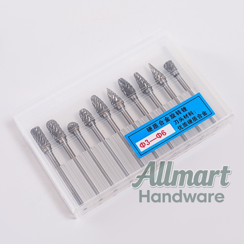10PCS Wood Carbide Rotary Burr - Woodworking Kit ulasan dan harga