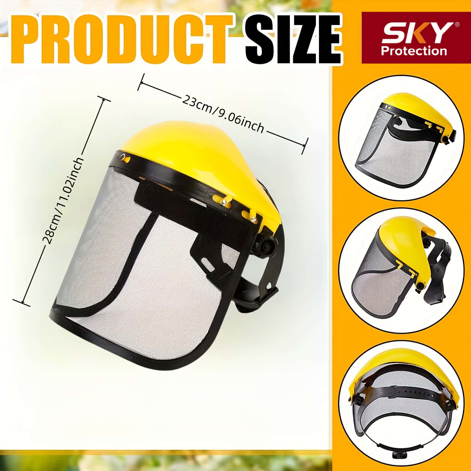 Forestry Safety Helmet with Me - Woodworking Face Shield ulasan dan harga