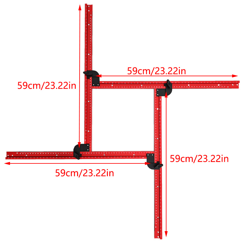 59cm Adjustable Square Router  - Woodworking Project Plans ulasan dan harga