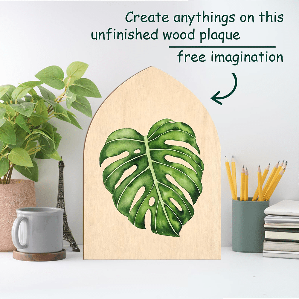 Unfinished Basswood Arch Plank - Woodworking Face Shield ulasan dan harga