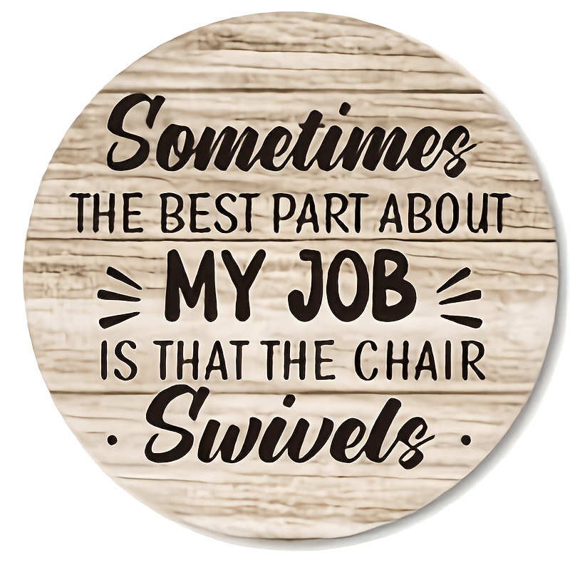 Round Wooden Funny Work Quote  - Woodworking Quotes Funny ulasan dan harga