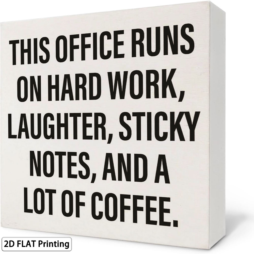 Office Coffee Quote Box Sign 5 - Woodworking Quotes Funny ulasan dan harga