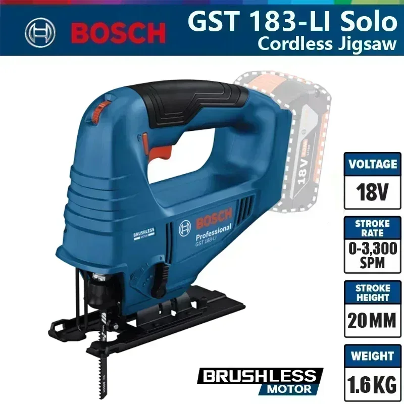 Bosch GST 183-LI Professional  - Woodworking Saw ulasan dan harga
