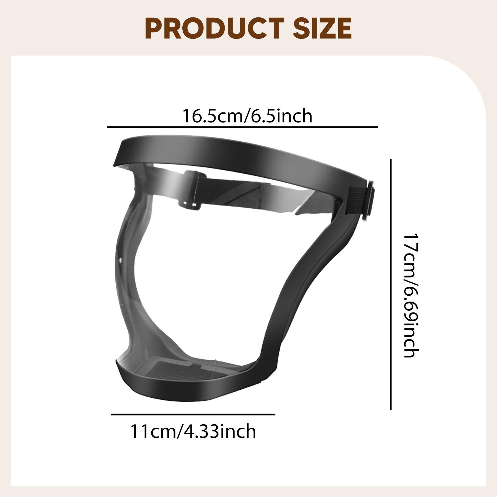 Full Face Cover Transparent Fa - Woodworking Face Shield ulasan dan harga