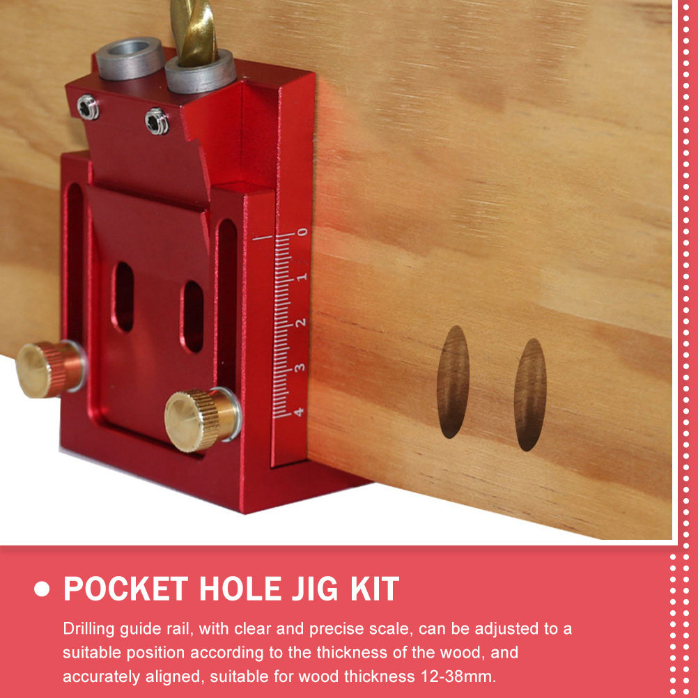 15 Degree Pocket Hole Jig Port - Woodworking Kit ulasan dan harga